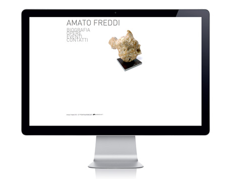 Pagina biografia del sito web amatofreddi.it